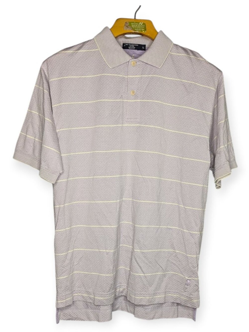 Johnnie Walker Light Purple & White Polo Size Large